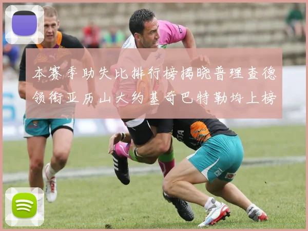 本赛季助失比排行榜揭晓普理查德领衔亚历山大约基奇巴特勒均上榜